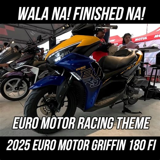 Abangan natin ang pang malakasan performance scooter ng Euro Motor the Griffin 180i Mitsukoshi Motors Philippines Inc. 🛒Lazada Moto Sale👇 https://c.lazada.com.ph/t/c.YshtPt 🛒Premium Gears Jersey👇 https://shope.ee/2LAXrJZFnk 🛒Mookem Helmets👇 https://s.lazada.com.ph/s.QJPzS?cc #zurcmoto #motorcycle #euromotor #Griffin180i | ZURC MOTO