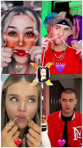 String Floss Challenge 😜 1, 2, 3 or 4? #shorts #challenge #tiktok