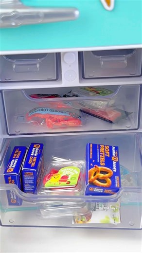 ASMR Organize Mini Brands Fridge #zuru #mini #satisfying #asmr #viral #video #unboxing #whispering