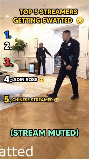 streamers getting SWATTED LIVE 😱