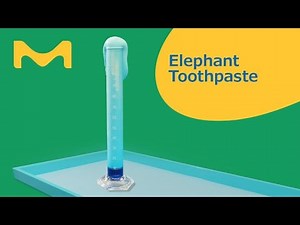 Elephant Toothpaste at Home STEM Experiment