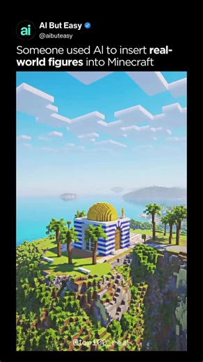 AI Unfolded | Artificial Intelligence on Instagram: "A creator used AI to turn real references into a Minecraft-style video… and the result feels oddly convincing. By combining familiar names, headlines, and game visuals, the AI stitched together a narrative that looks playful on the surface but shows how easily modern tools can remix reality into entertainment. What makes this interesting isn’t the references themselves, it’s how fast AI can generate believable scenes, stories, and worlds from 