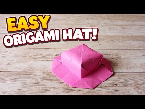 Easy Origami Hat | Simple Paper Hat for Beginners#OrigamiHat#EasyOrigami#PaperHat