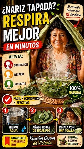 😷🌿 ¿Nariz tapada? Respira mejor en minutos 😮‍💨