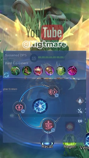 ✅️ New Thamuz Best buil by Nightmare #mobilelegends #mlbb #tutorial #nightmare #thamuztiktok