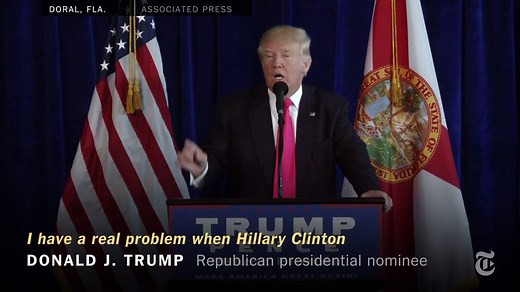Donald J. Trump looked directly into the cameras and said, "Russia, if you’re listening, I hope you’re able to find the 30,000 emails that are missing." | The New York Times