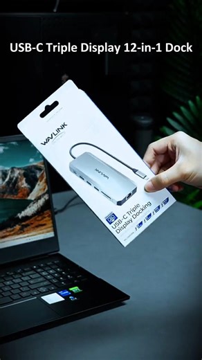 Power up. Connect more. Work better. ðŸ’»âœ¨ The WAVLINK WL-UMD306 12-in-1 Dock turns your laptop into the ultimate command center. âœ… Triple Display Output âœ… 85W Laptop Charging âœ… 2.5Gbps Ethernet âœ… 10Gbps SuperSpeed Data & SD slots Experience desktop performance from your USB-C device. ðŸ‘‰https://www.wavlink.com/en_us/product/WL-UMD306.html #dock #dockingstation #hub #windows #UnboxingVideo #TechSolutions #laptop #DeskSetup #10Gbps #Productivity #Storage #4KHDMI #wavlinkhub | Wavlink