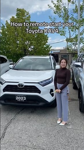 Here Is How You Can Remote Start Your 2023 Toyota RAV4! #toyota #rav4 #howto