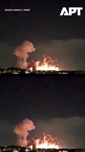 Trump Posts Video of Alleged 900kg Bomb Hit on Isfahan Facility | APT