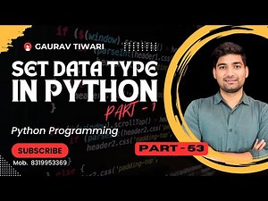 Set Data Type in Python (Part 1)