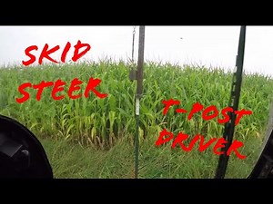 Skid Steer T Post Driver