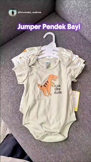Jumper Pendek Bayi 3SH 3pcs Bodysuit Bayi Lucu 0-9 Bulan Baju Bayi Newborn ‪@Afernan21‬