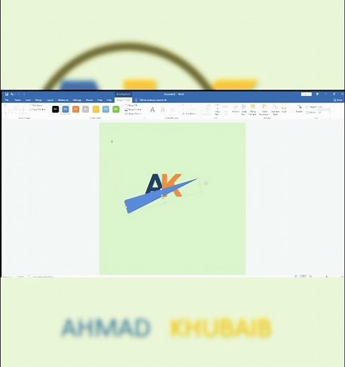 Easily create a modern logo for AK letters