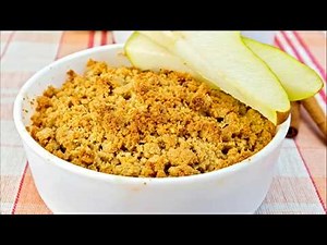 Recette : Crumble aux poires