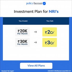85 reactions | Investment Plans for NRI's - Get ₹2 CRORE on Maturity on Investing ₹20,000/month. Compare Plans & Get up to 17% Returns* | Policybazaar | Facebook