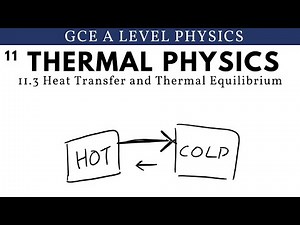GCE A Level Physics | Heat Transfer and Thermal Equilibrium (Thermal Physics Chapter)
