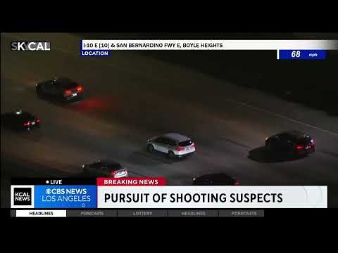 Live Police Chase in L.A