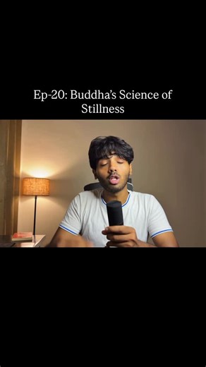 Sidharth Singh on Instagram: "Ep-20: Buddha’s Science of Stillness. Papañca — The Root of All Mental Chaos #buddha #gautambuddha #philosophy #buddhism #selfawareness #overthinking #mindset"