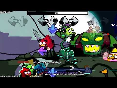 FNF vs Glitched Angry Birds & Peashooter - Birds & Botany (FNF Glitched Legends)