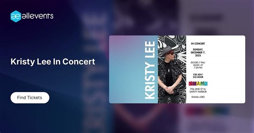 Kristy Lee In Concert