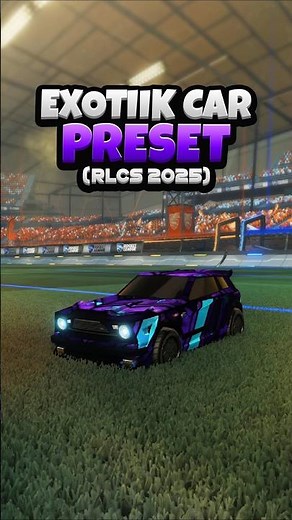 ExoTiiK Fennec Preset & Camera Settings (RLCS 2025) #63 #RocketLeague #RL #RocketLeagueDesigns