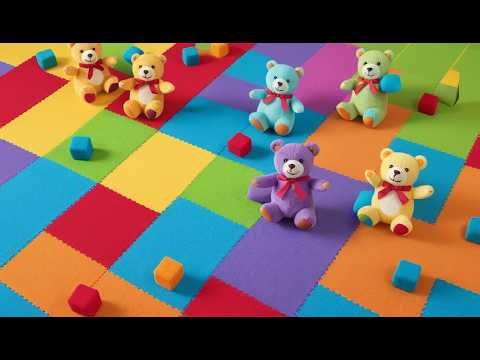 Eight Little Toy Bears Tumble Tumble Tumble | Playtime Counting Song & Toy Rhyme