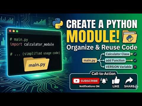 how to create modules in python and reuse code