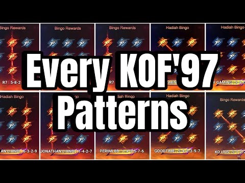 ALL MLBB KOF’97 BINGO PATTERNS 2024 | Lets Find Your Pattern Together!💪