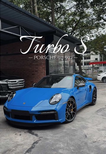 Experience the 2022 Porsche 911 992 Turbo S in Shark Blue