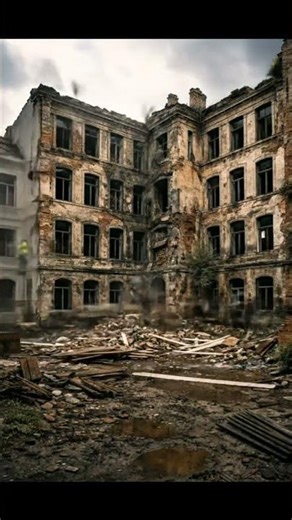 Old Abandoned Building Reconstruction | Before & After Transformation | AI Realistic Restoration