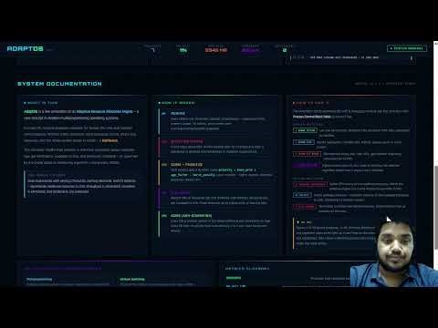 Adaptive Resource Allocation System | OS Simulation Project Demo | AdaptOS