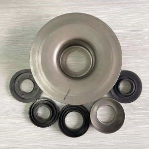 [Hot Item] Tk6310 Steel Stamped Bearing Housing Metal Stand with Plastic Labyrinth Seals Cover