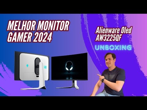 MELHOR MONITOR OLED GAMER 2024 ALIENWARE AW3225QF