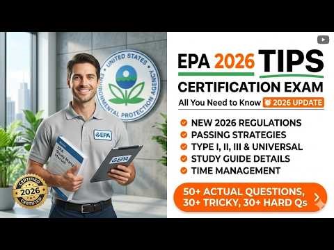 EPA Certification Exam 2026 | Ultimate Study Guide and Practice Test Questions