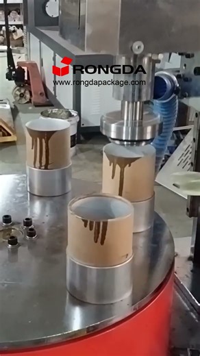 RONGDA Automatic Paper Tube Curling Machine, rigid box making machine, gift box maker #rigidbox
