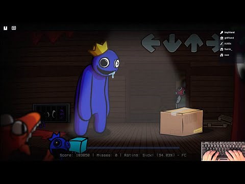 FNF Vs. Blue Rainbow Friends - Odd Friend (FC) (4k)