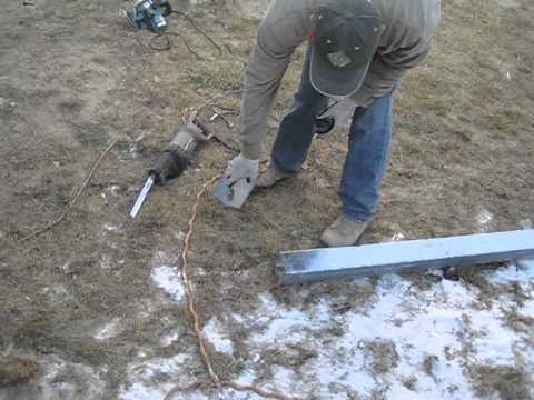 Trex Gate Installation - Installing the post insert