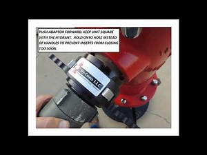 Installing the Hy Conn Adaptor to a hydrant Instruction Video