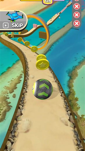 Going Balls 3D master coin collected game