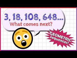 Geometric Sequences! (general formula, recursive formula, and more)