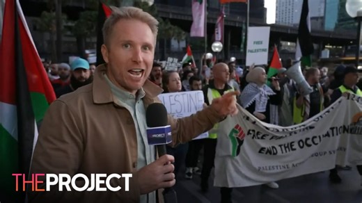 265K views · 8.8K reactions | Hundreds are marching through Sydney in support of Palestine after the Prime Minster called for the march to be cancelled out of respect for the lives lost. Hamish Macdonald joins us. | The Project | Facebook