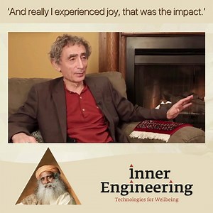 "I came to the program feeling somewhat demoralized and skeptical and even some anger the first day. But by the time it was finished there was a peace that I was experiencing that felt really marvelous and somewhat strange to me. And really I experienced joy, that was the impact. What's really impressive is that my wife actually saw these changes." - Dr. Gabor Maté, Physician Watch the full video and know more about Dr. Gabor's experiences with #InnerEngineering. #MyExperiencewithInnerEngineerin