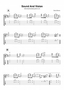 Sound and Vision - Anyone Can Play Guitar