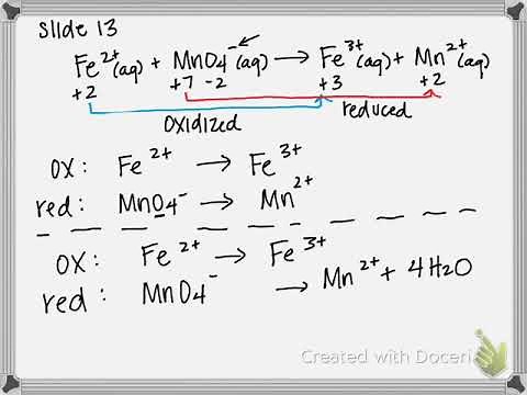 Balancing Redox Reactions (Acidic Solution) Complex Example