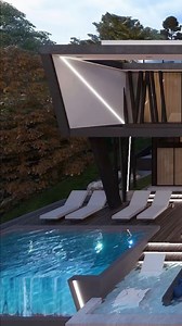 One of our latest project features a stunning villa, seamlessly blending cutting-edge design with luxurious outdoor living. Dive into sophistication with a poolside retreat and a sunken fire pit perfect for any occasion ✨ #ArchitecturalDesign #ModernVilla #LuxuryLiving | Francois Marais Architects