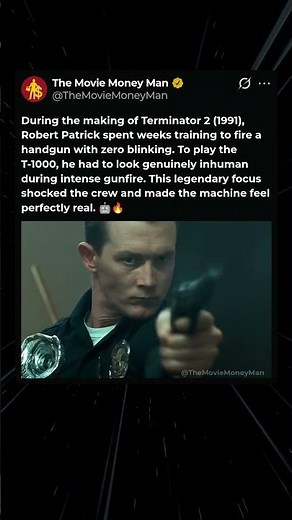 Why Robert Patrick Refused to Blink in Terminator 2 😳 #factvideo