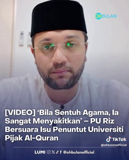 Isu seorang penuntut sebuah universiti tempatan yang didakwa memijak al-Quran dan memuat naik perbuatannya di media sosial baru-baru ini mencetuskan kemarahan ramai, lebih-lebih lagi berlaku dalam bulan Ramadan. Pendakwah bebas, PU Riz tampil memberikan pandangan tegas berhubung insiden tersebut dan menyifatkannya sebagai satu penghinaan besar terhadap agama Islam. #ohbulan #kinitrending #puriz #isu #pijakquran