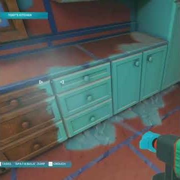 Spray Paint Simulator Gameplay - Kitchen