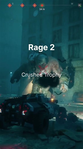 How to get the CRUSHED Trophy in RAGE 2 🏆 #Shorts #trayzetv #trayze