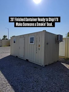 1.2K views · 31 reactions | 20’ Finished Container Ready to Ship! I’ll Make Someone a Smokin’ Deal. #simpleshippingcontainers | Simple Shipping Containers | Facebook